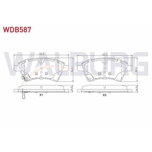 Disk Balata Suzuki SX4, Fiat SEDİCİ Ön