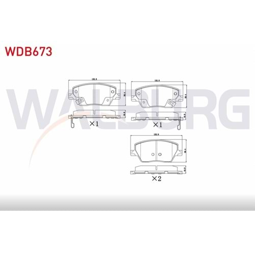 Disk Balata Fiat Egea Ön - WALBURG