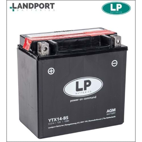 LP YTX14-BS 12V-12 AMPER BAKIMSIZ AKÜ