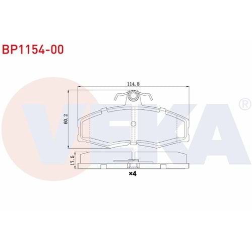 Disk Balata Skoda Favorit 136 1.3 Ön -