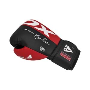 RDX REX F4 BOKS ELDİVENİ - KIRMIZI/SİYAH - 14 OZ