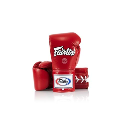 FAIRTEX BGL6 BAĞCIKLI ELDİVEN KIRMIZI - 10 OZ