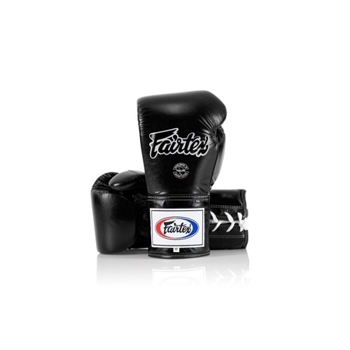 FAIRTEX BGL6 BAĞCIKLI ELDİVEN SİYAH - 10 OZ