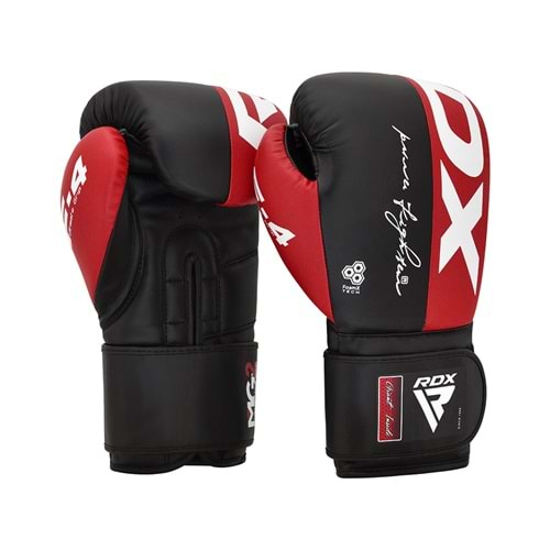 RDX REX F4 BOKS ELDİVENİ - KIRMIZI/SİYAH - 14 OZ