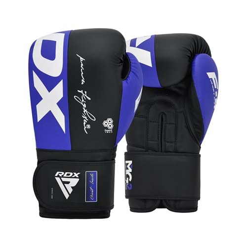 RDX REX F4 BOKS ELDİVENİ - MAVİ/SİYAH - 12 OZ