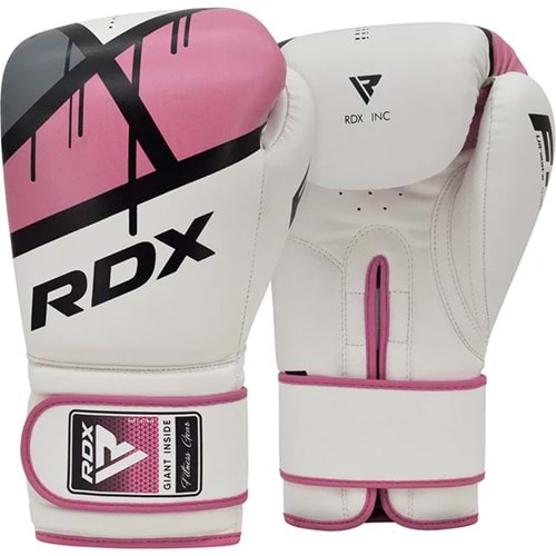 RDX EGO F7 BOKS ELDİVENİ - BEYAZ/PEMBE - 12 OZ