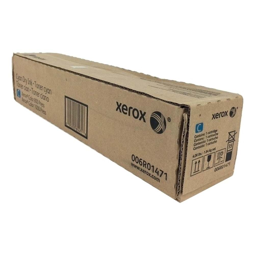 XEROX 006R01471 COLOR 800/1000 MAVİ TONER ORJİNAL 50.000 SAYFA