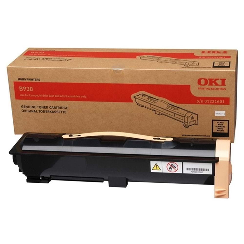 OKI 01221601 B930 SİYAH TONER ORJİNAL 33.000 SAYFA