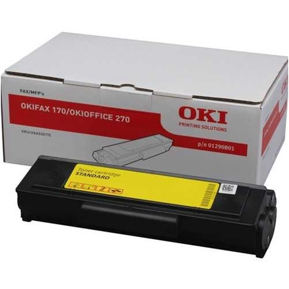 OKI 01290801 OF-170/270 SİYAH TONER ORJİNAL 2.000 SAYFA