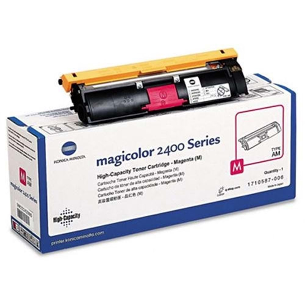 KONICA MINOLTA MAGICOLOR 2400 MC2450-2490-2550 KIRMIZI TONER ORJ