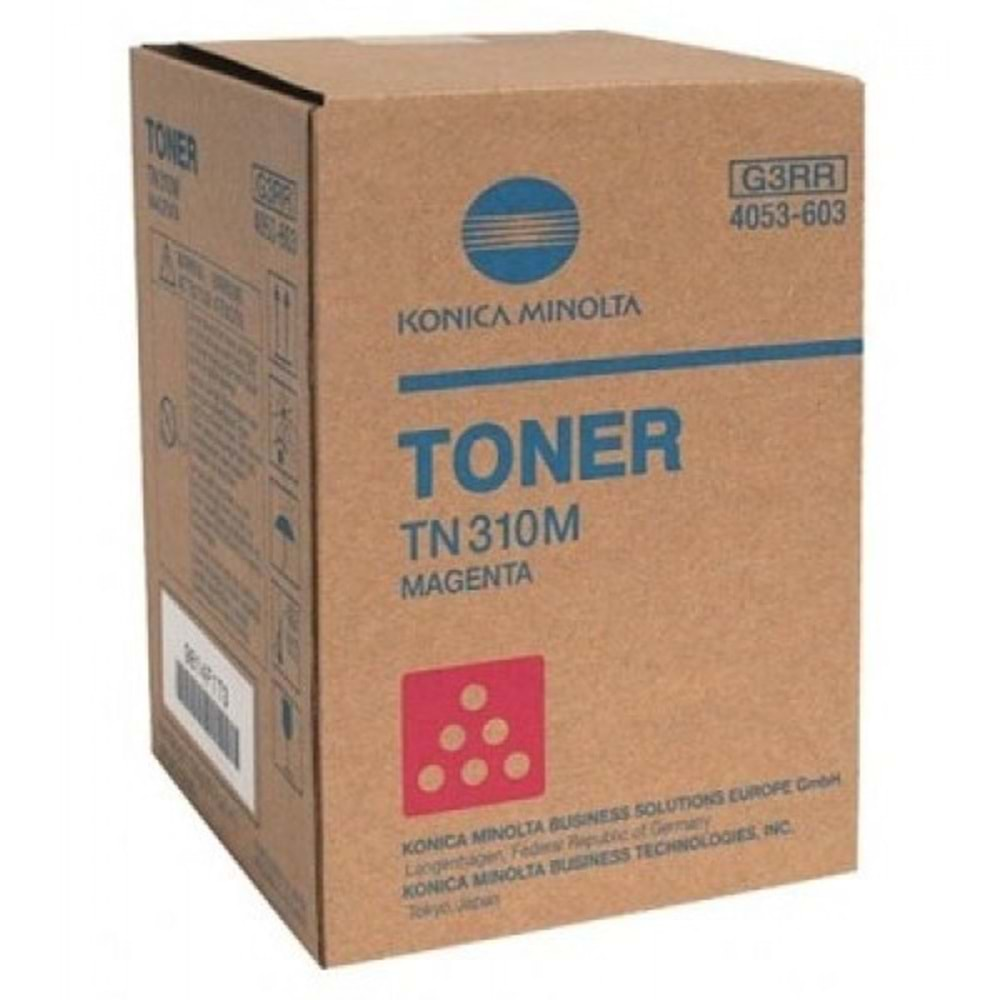 KONICA MINOLTA TN-310M C350/351/450 KIRMIZI TONER ORJİNAL 11.500 SAYFA 4053603