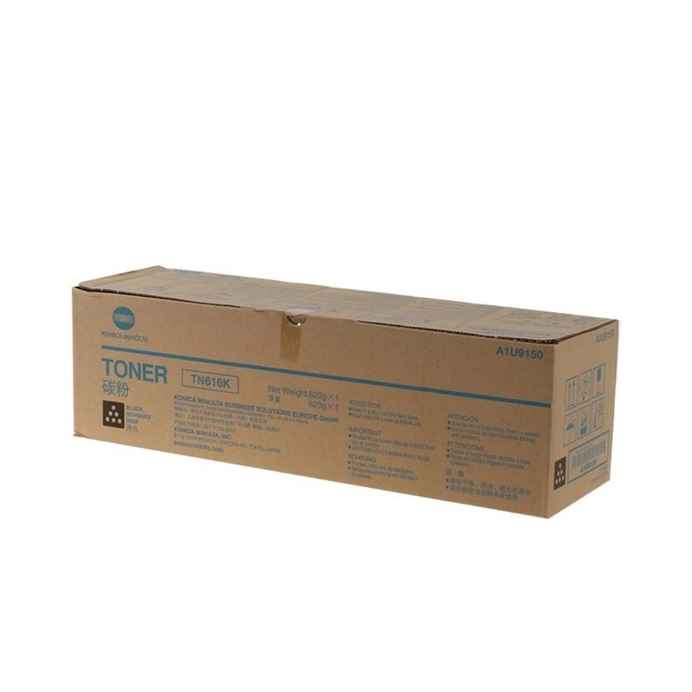 KONICA MINOLTA TN-616 BIZHUP C6000/7000 SİYAH TONER ORJİNAL 42.500 SAYFA A1U9150