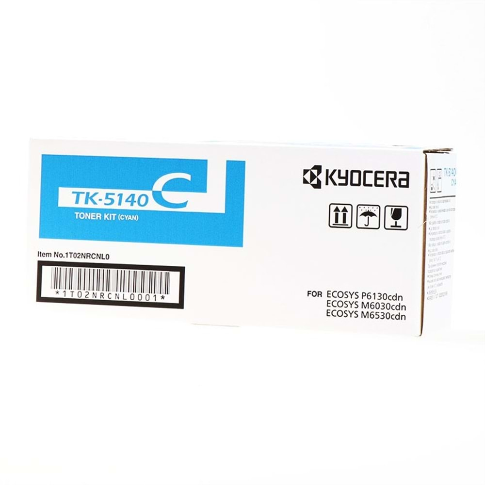 KYOCERA TK-5140C M6030/6530/P6130 MAVİ TONER ORJİNAL 5.000 SAYFA 1T02NRCNL0