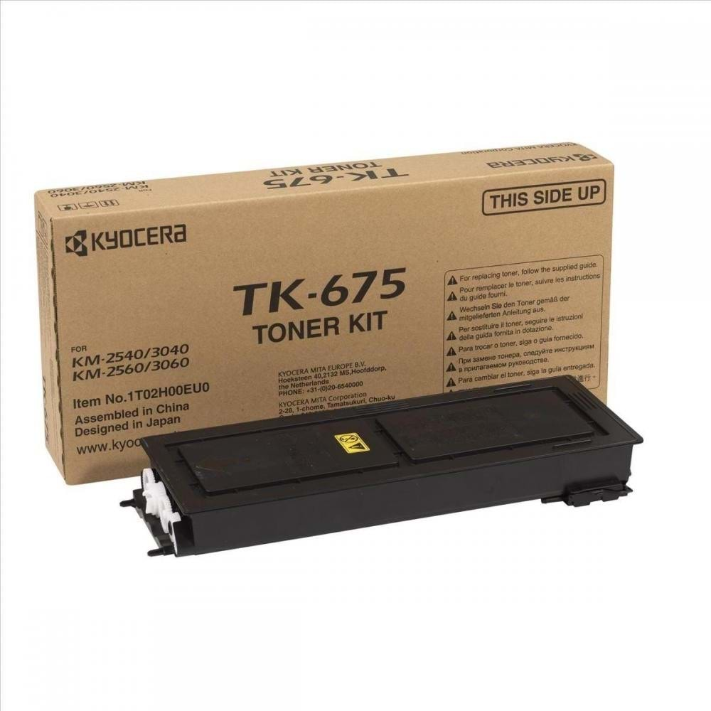 KYOCERA TK-675 KM2540/2560/3040/3060/300i SİYAH TONER ORJİNAL 20.000 SAYFA 1T02H00EU0