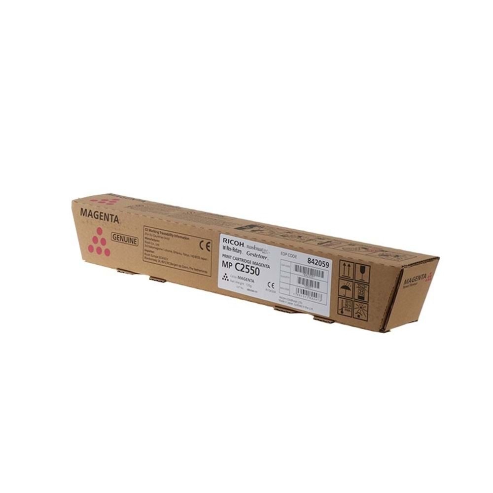 RICOH MPC2550/2050/2030 KIRMIZI TONER ORJİNAL 5.500 SAYFA 842059