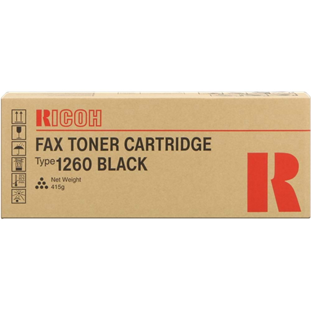 RICOH 430351 TYPE 1260 FAX 3310/3320/4410/4420 SİYAH TONER ORJİNAL