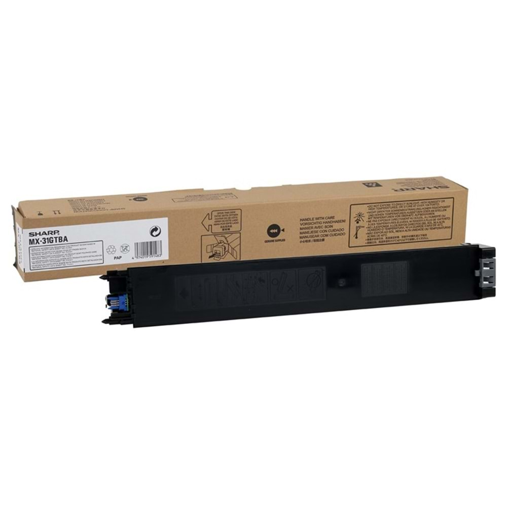 SHARP MX-31GTBA MX2600-2301-3100 SİYAH TONER ORJİNAL 18.000 SAYFA