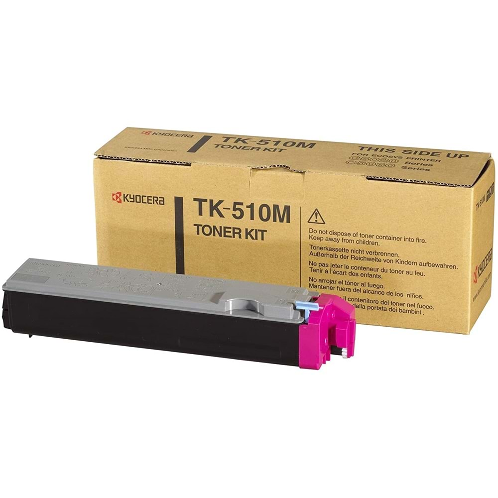 KYOCERA TK-510M FS-C5020N/5025N/5030N KIRMIZI TONER ORJİNAL 8.000 SAYFA 1T02F3BEU0