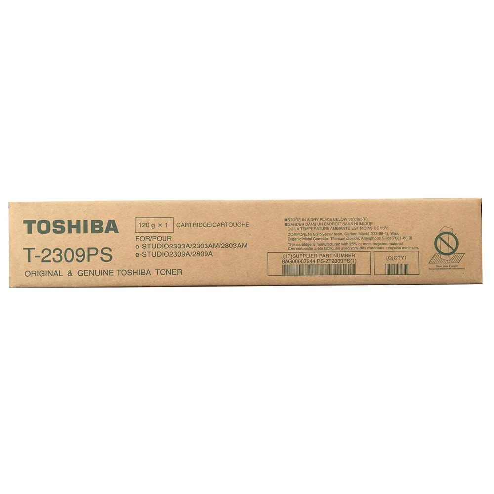 TOSHIBA T-2309PS E-STD.2303A/2803AM/2309A/2809A TONER ORJİNAL 6.000 SAYFA