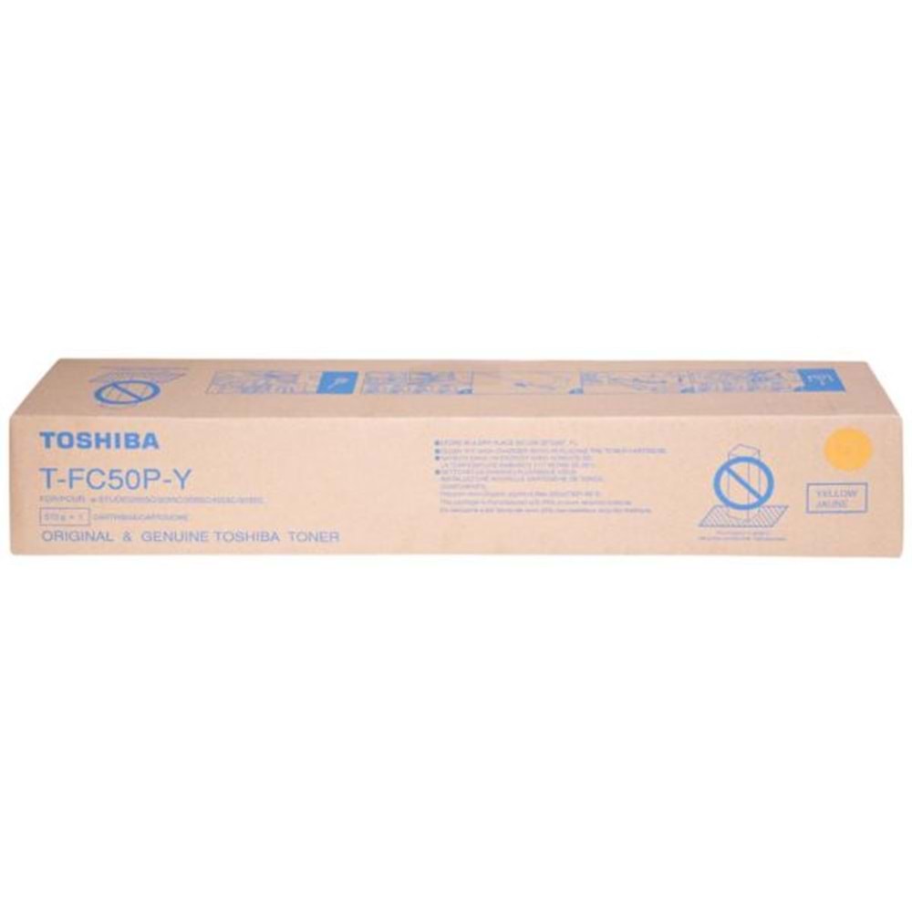 TOSHIBA T-FC50P-Y E-STD. 2555C/3055C/3555C/4555C SARI TONER ORJİNAL 33.600 SAYFA