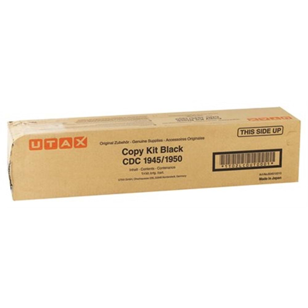 UTAX CDC-1945/1950/2945/2950/4505/5505 SİYAH TONER ORJİNAL 30.000 SAYFA 1T02LC0UTC / 654511010