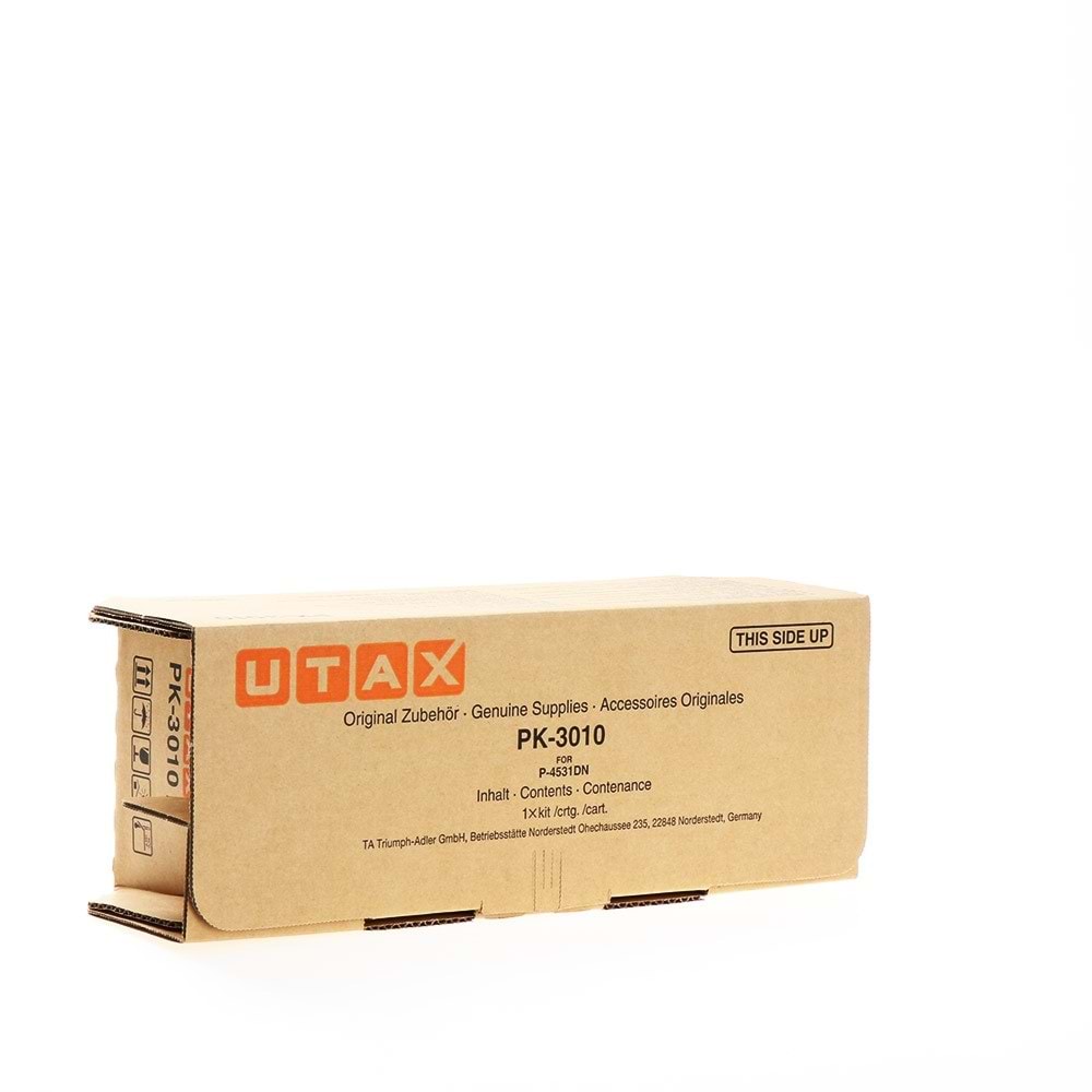 UTAX PK-3010 P4531/4532/5031/5531/6031/6036/6038 SİYAH TONER ORJİNAL 12.500 SAYFA 1T02T90UT0