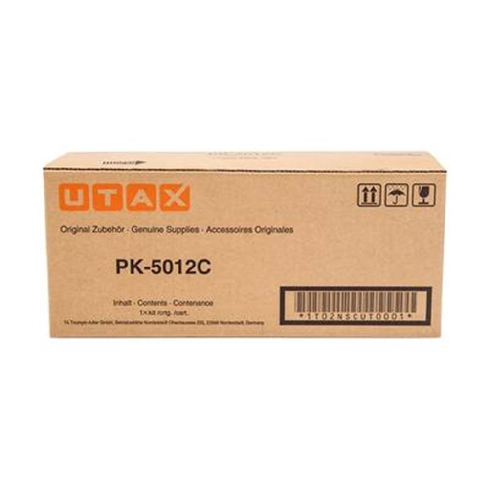 UTAX PK-5012C P-C3560DN/MFP P-C3565i MAVİ TONER ORJİNAL 10.000 SAYFA 1T02NSCUT0
