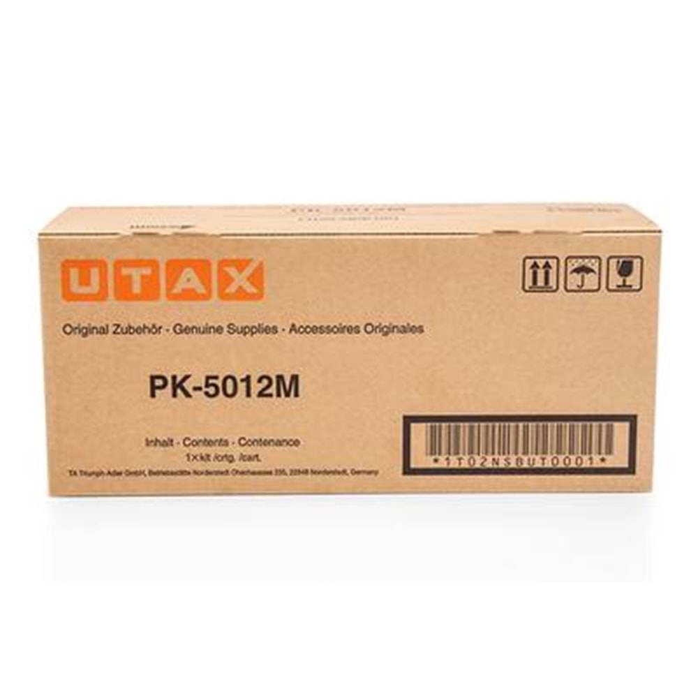 UTAX PK-5012M P-C3560DN/MFP P-C3565i KIRMIZI TONER ORJİNAL 10.000 SAYFA 1T02NSBUT0