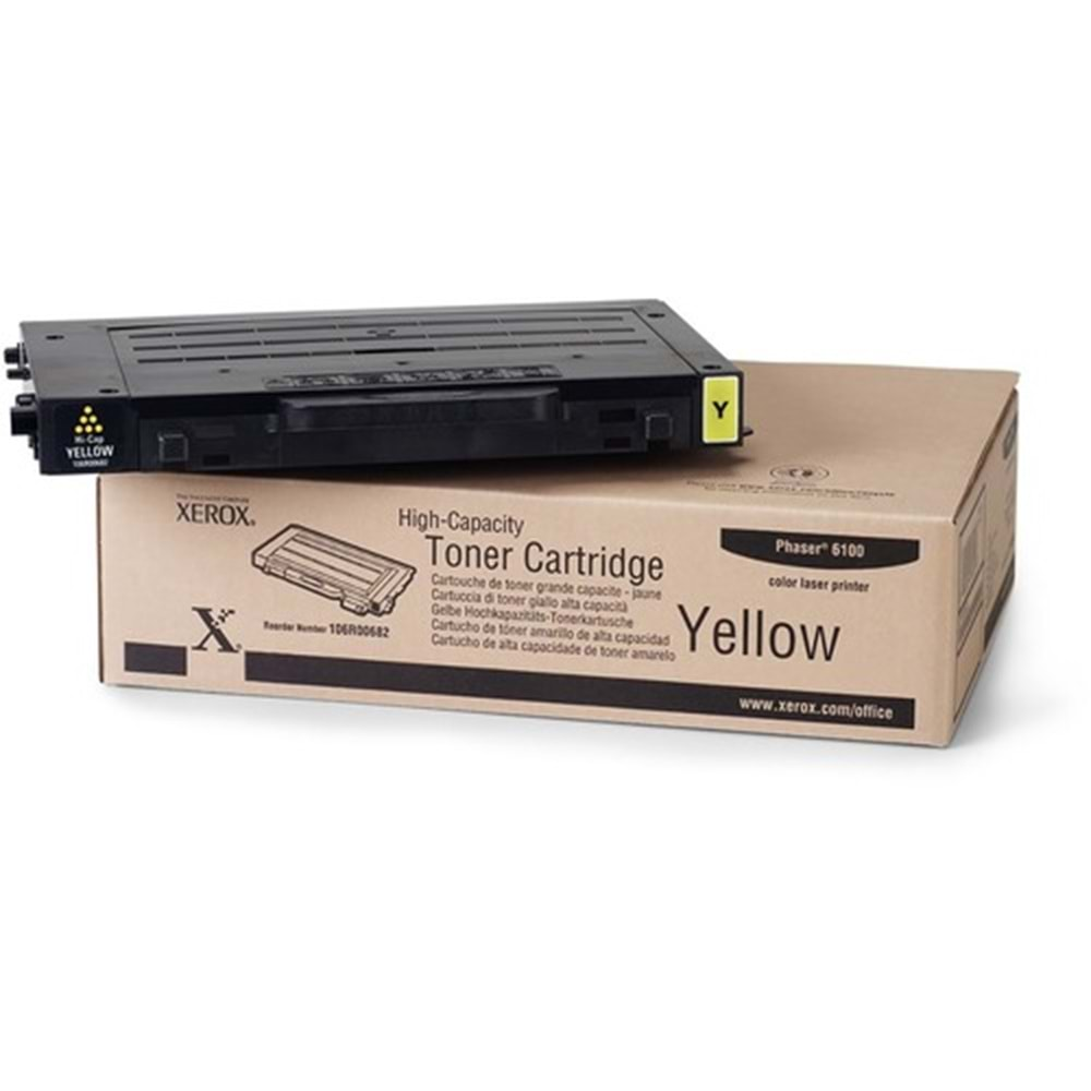 XEROX 106R00682 PHASER 6100 SARI TONER ORJİNAL 5.000 SAYFA