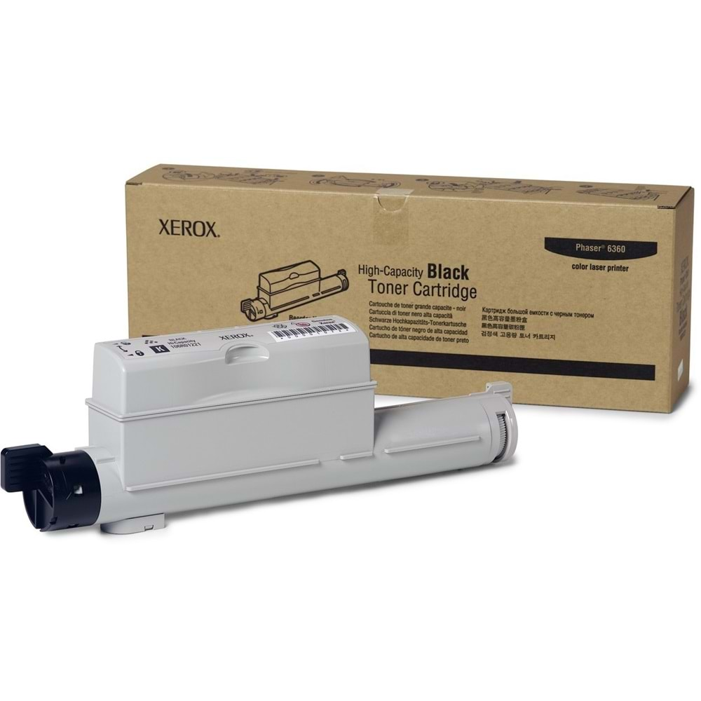 XEROX 106R01221 PHASER 6360 SİYAH TONER ORJİNAL 18.000 SAYFA