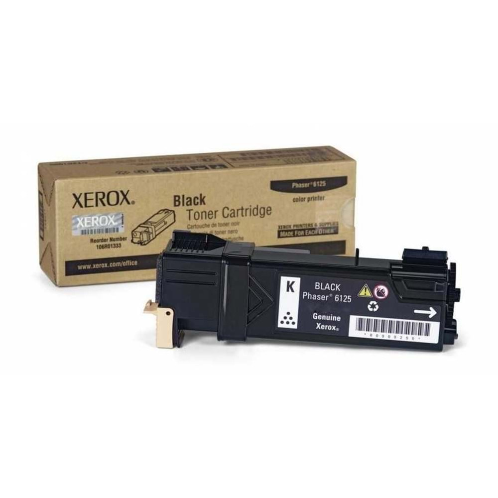 XEROX 106R01338 PHASER 6125 SİYAH TONER ORJİNAL 2.000 SAYFA