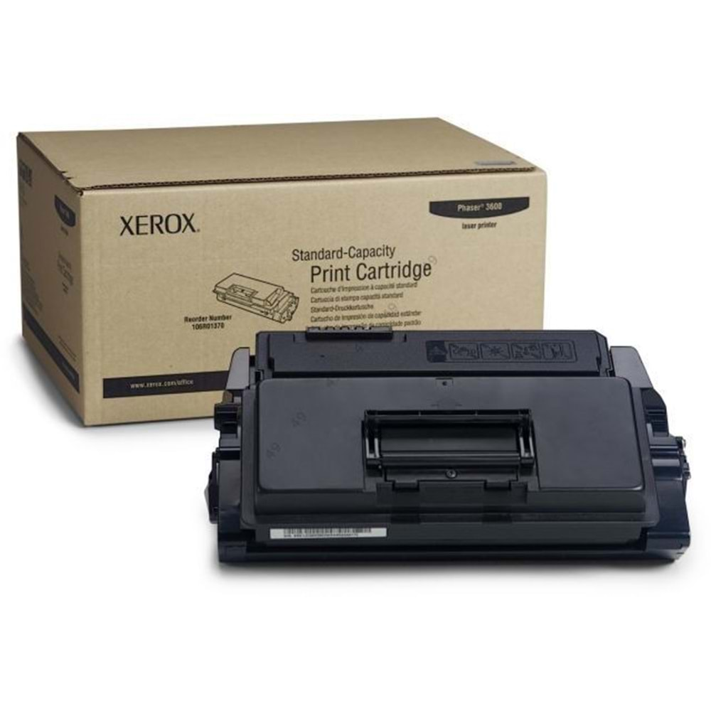 XEROX 106R01370 PHASER 3600 SİYAH TONER ORJİNAL 7.000 SAYFA