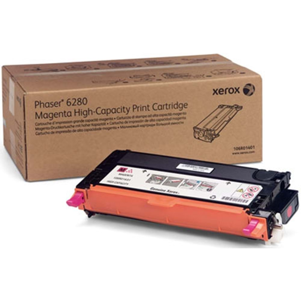 XEROX 106R01401 PHASER 6280 KIRMIZI TONER ORJİNAL 5.900 SAYFA