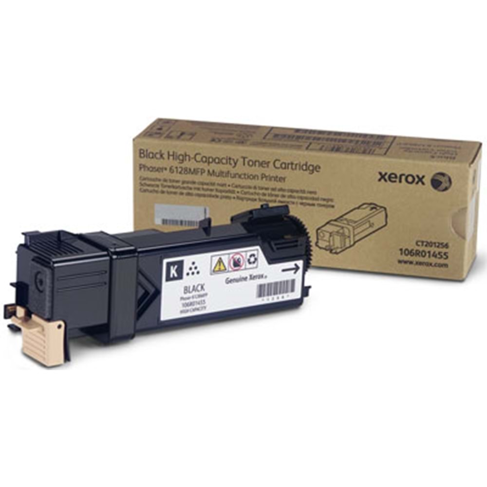 XEROX 106R01459 PHASER 6128 SİYAH TONER ORJİNAL 3.000 SAYFA