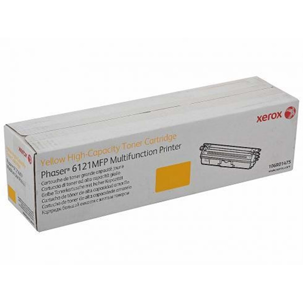 XEROX 106R01475 PHASER 6121MFP SARI TONER ORJİNAL 2.500 SAYFA