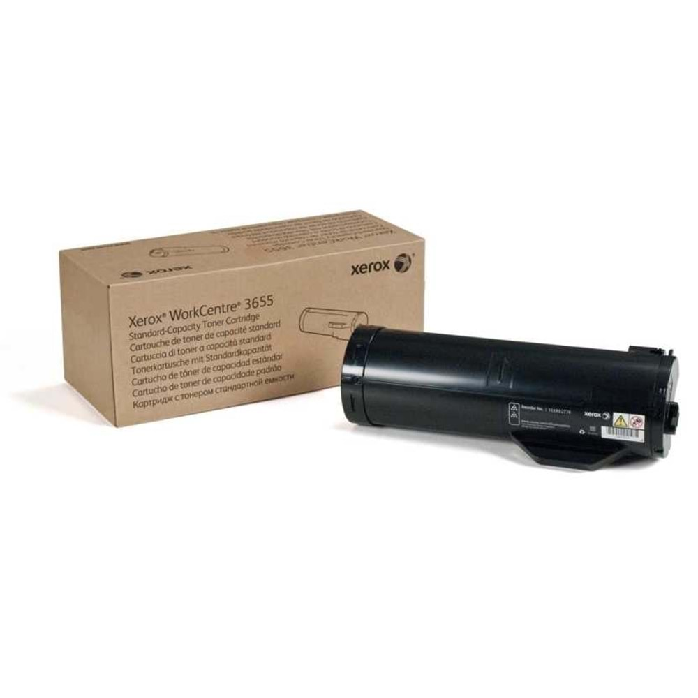 XEROX 106R02737 WC 3655 SİYAH TONER ORJİNAL 6.100 SAYFA