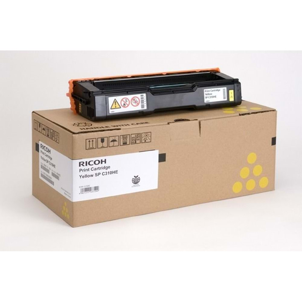 RICOH 406482 SPC231SF/232/310/311 SARI TONER ORJİNAL 6000 SAYFA