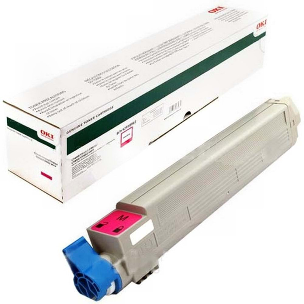 OKI 42918962 C9600/9650/9800 KIRMIZI TONER ORJİNAL 15.000 SAYFA