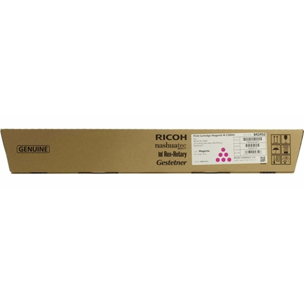 RICOH 842452 MC 2000H KIRMIZI TONER ORJİNAL 15000 SAYFA