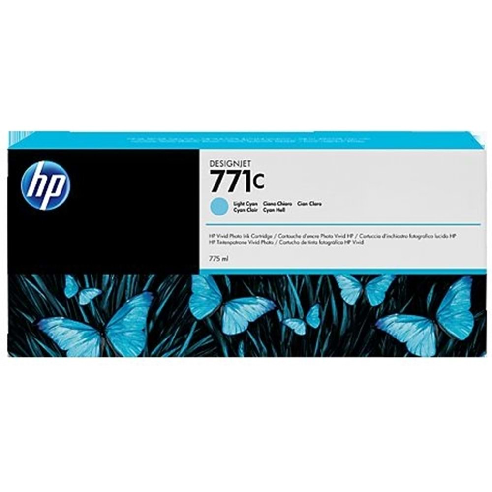 HP B6Y12A (771C) Z6200/6600/6800 ACIK CAMGOBEGI 775 ML KARTUŞ ORJ