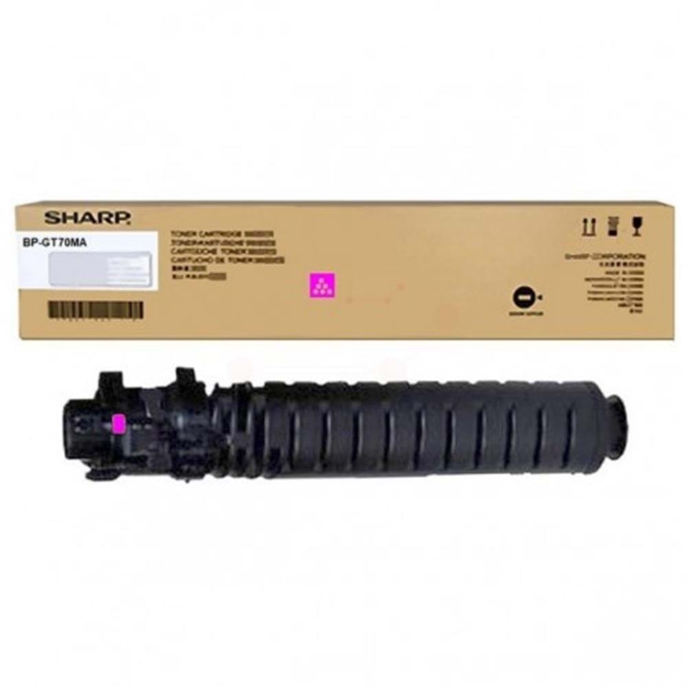 SHARP BP-GT70MA Magenta Kırmızı Orjinal Fotokopi Toneri BP-50c26-50c31-50c36-50c45-50c55 24.000 Sayfa