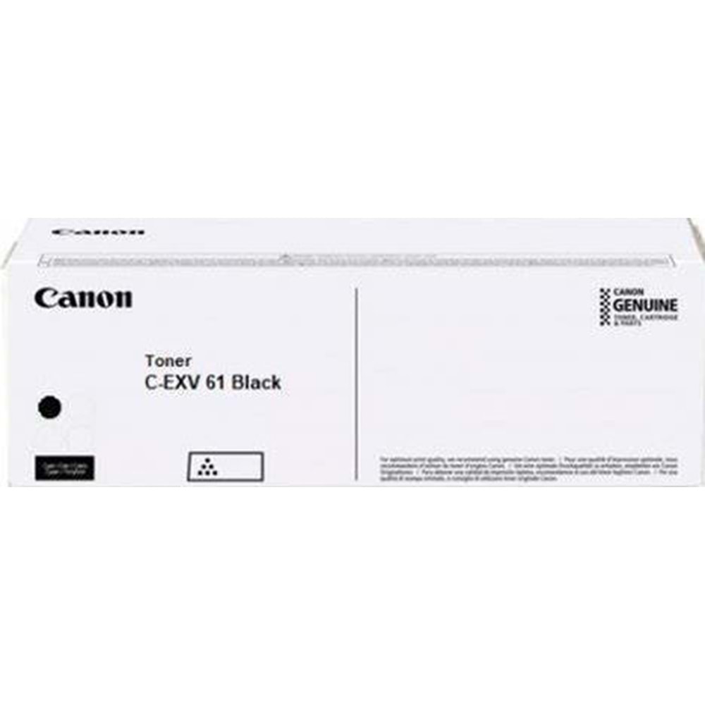 Canon C-EXV61 (4766C002) Siyah Orjinal Toner - DX 6855i / DX 6860i / DX 6870i