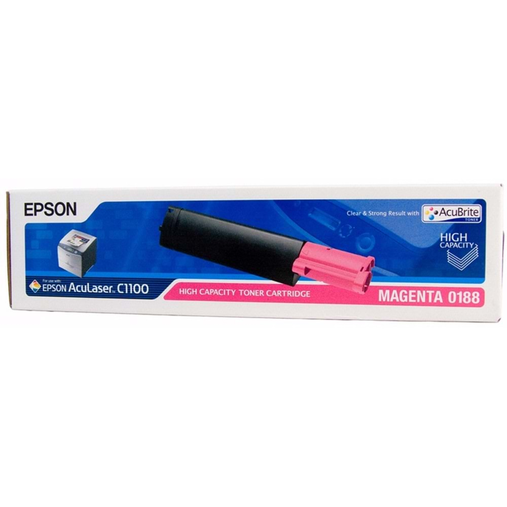 EPSON C13S050188 ACULASER C1100 KIRMIZI TONER ORJİNAL 4.000 SAYFA