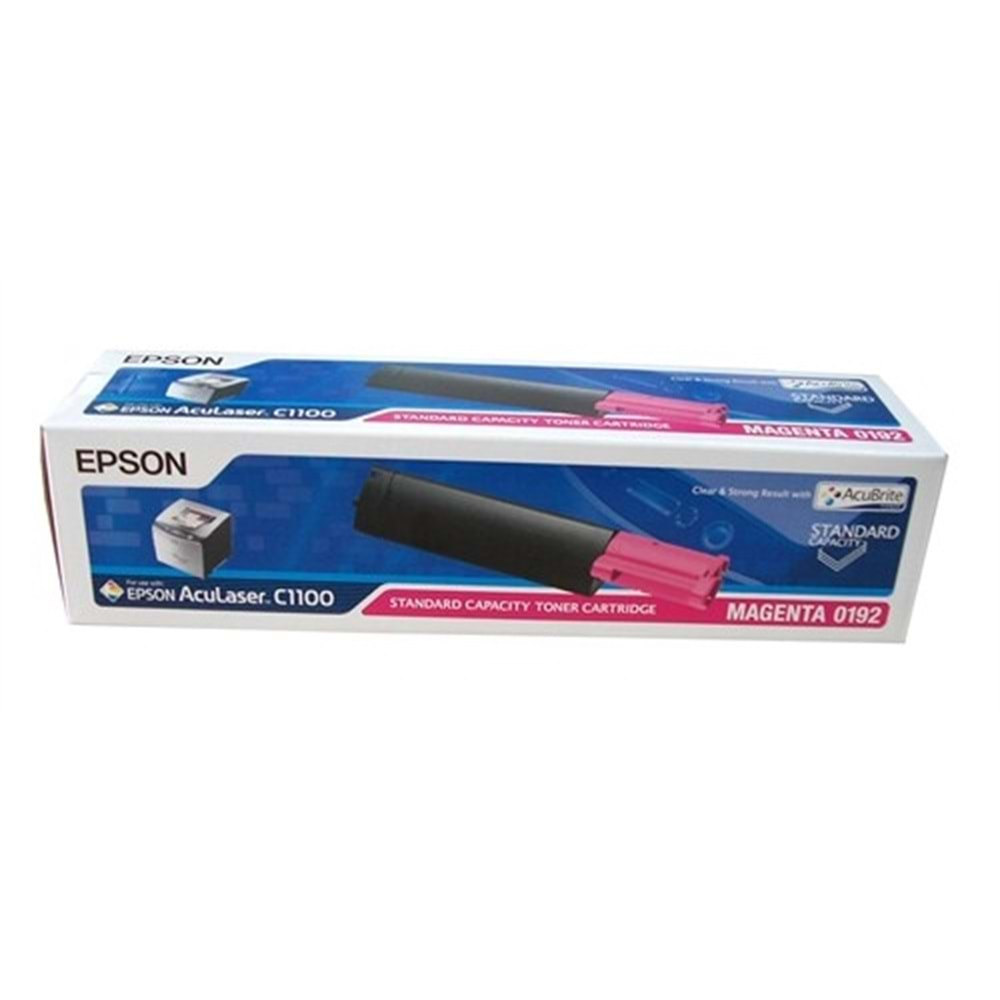 EPSON C13S050192 ACULASER C1100 KIRMIZI TONER ORJİNAL 1.500 SAYFA