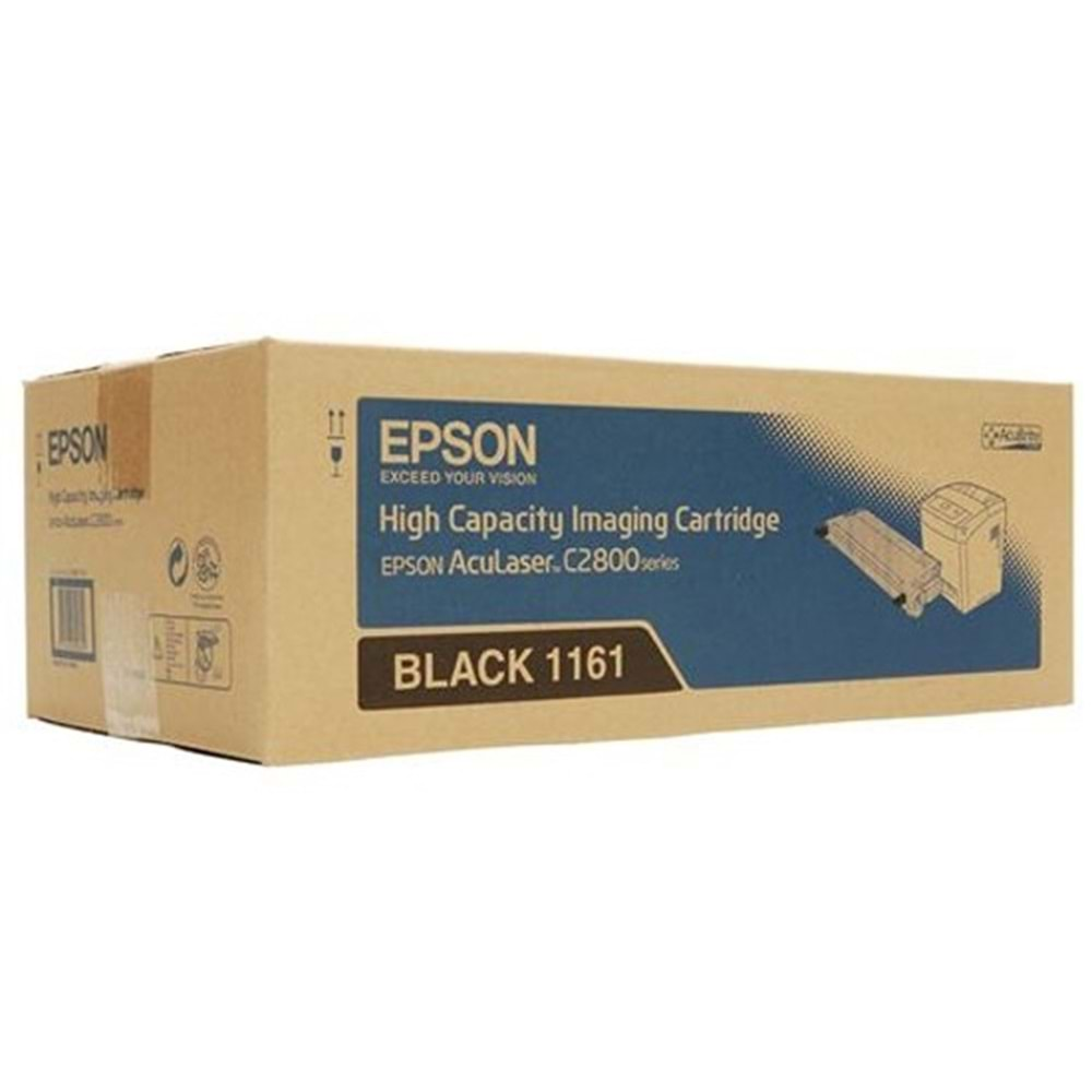 EPSON C13S051161 ACULASER C2800 SİYAH TONER ORJİNAL 8.000 SAYFA