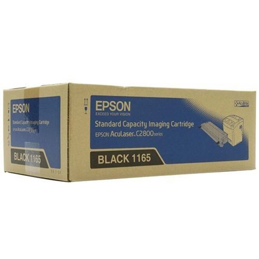 EPSON C13S051165 ACULASER C2800 SİYAH TONER ORJİNAL 3.000 SAYFA