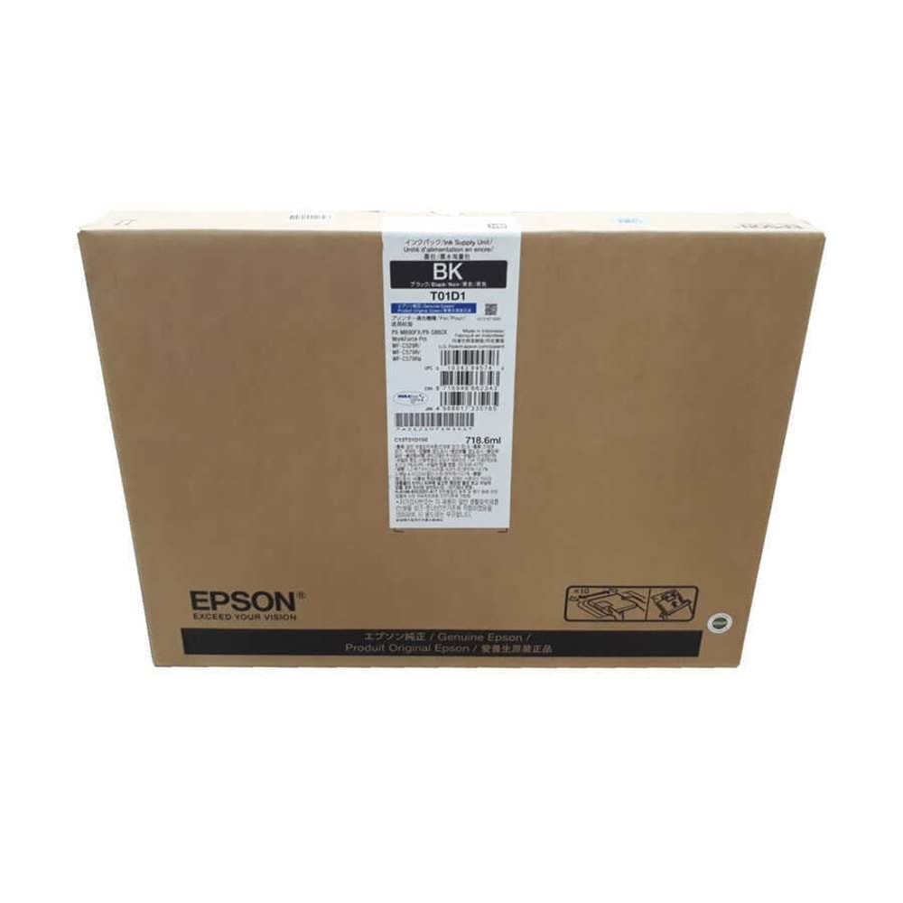 Epson C13T01D100/C529R/C579R Siyah Orjinal Kartuş 50.000 Sayfa