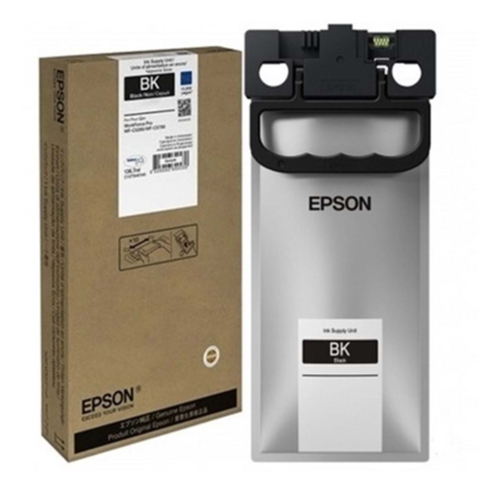 Epson C13T11E140 (T11E1) Siyah Orjinal Kartuş - WF-C5390 / WF-C5890 / 10,000 SYF