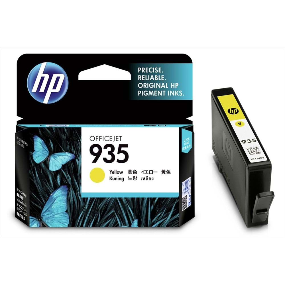 HP C2P22AE (935) PRO 6230/6830 SARI KARTUŞ ORJİNAL 400 SAYFA