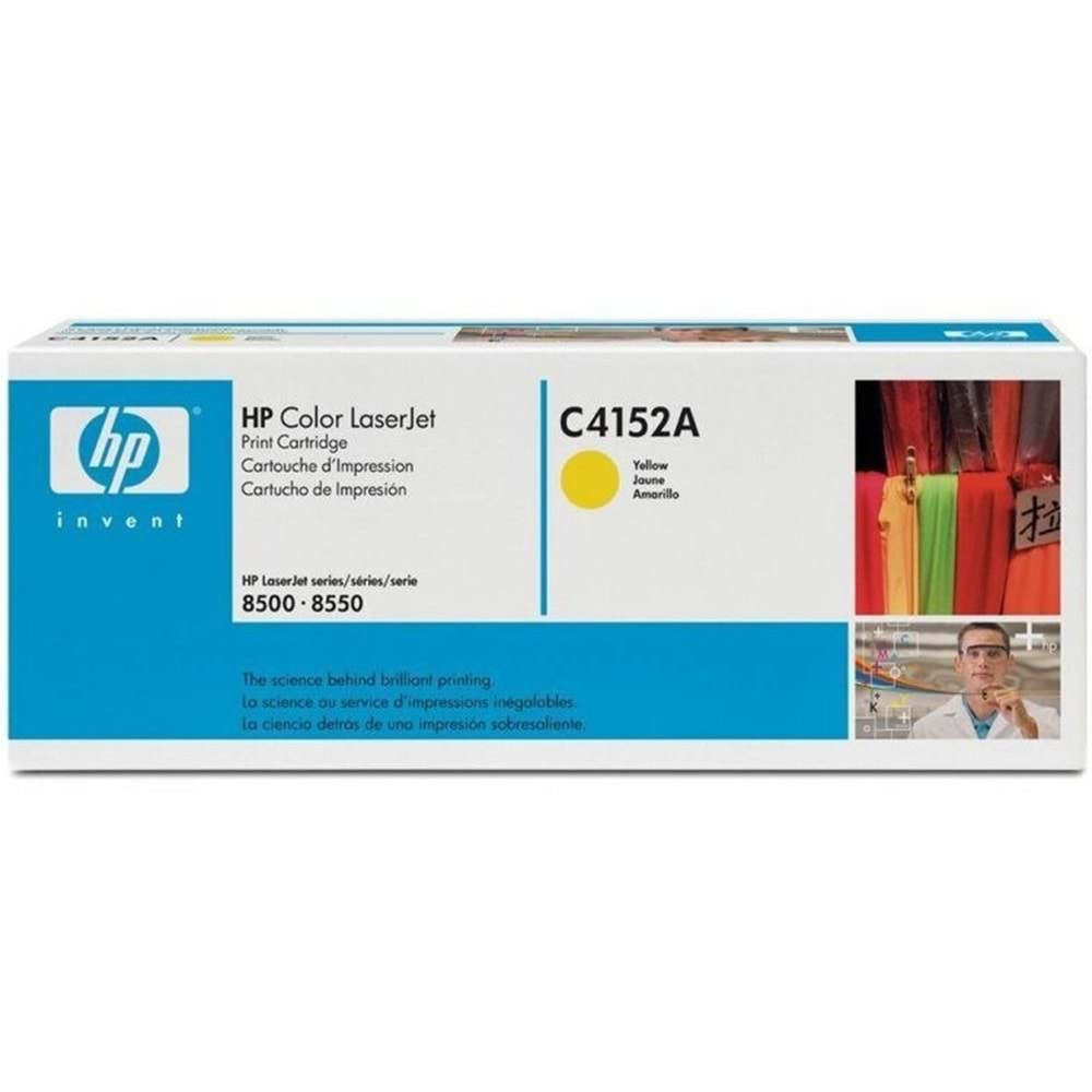 HP C4152A 8000/8500/8550 SARI TONER ORJİNAL 8.500 SAYFA